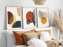 Wallity Cuadro Decorativo Enmarcado Huhu209 50 x 70 cm (3 piezas)